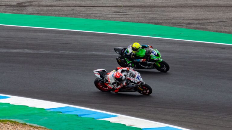 Motorcycle Racing on Track
