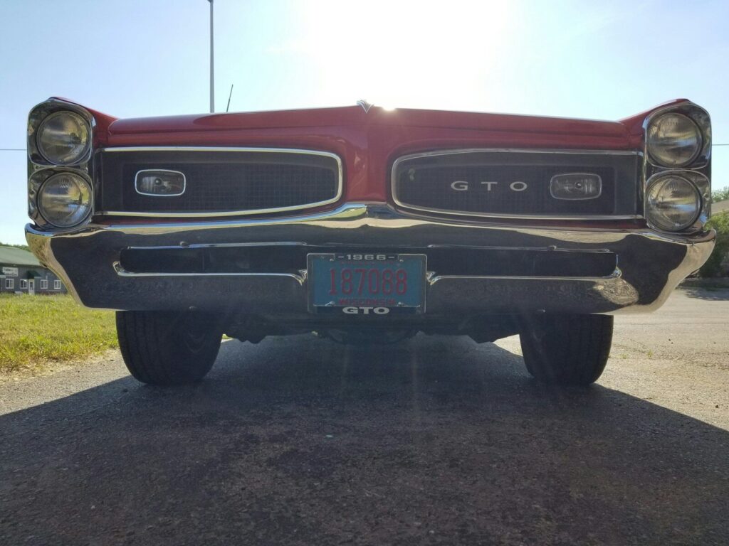 a car parked on a road