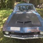 1968 Chevrolet Camaro restomod project car front view, from eBay listing by seller tkk0522