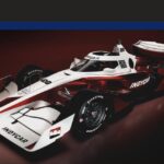 Official IndyCar rendering of the 2028 IR-28 race car in road course specification