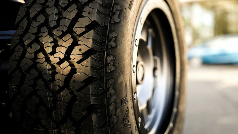 black and silver car wheel