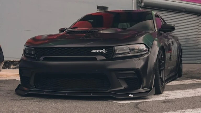a black sports car