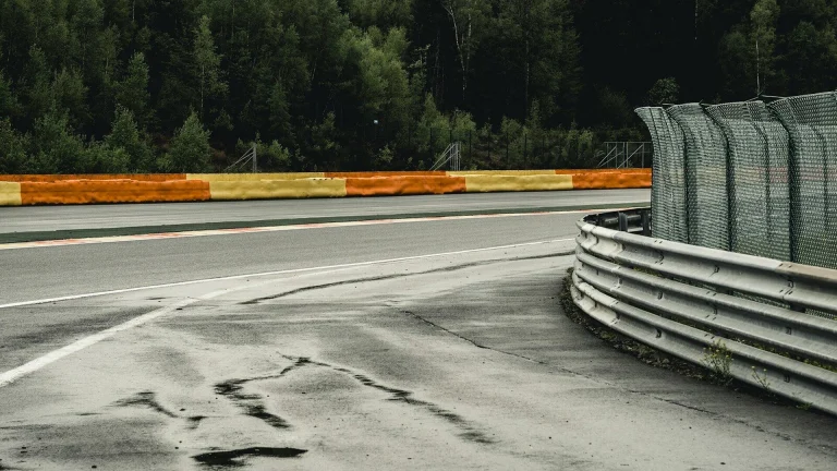 race track corner
