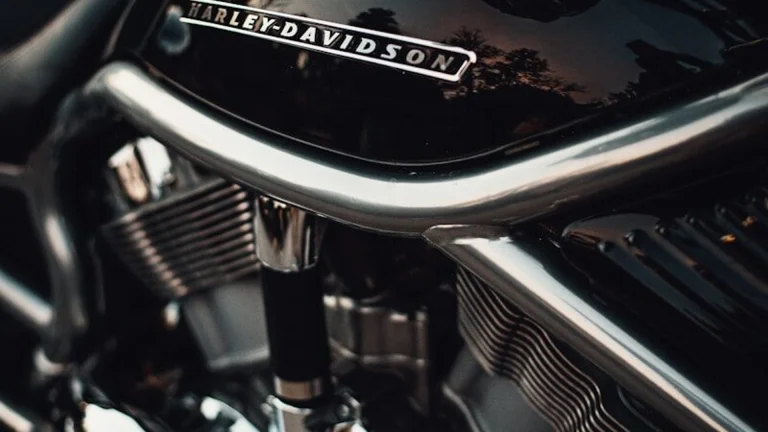 close up of a motorcycle