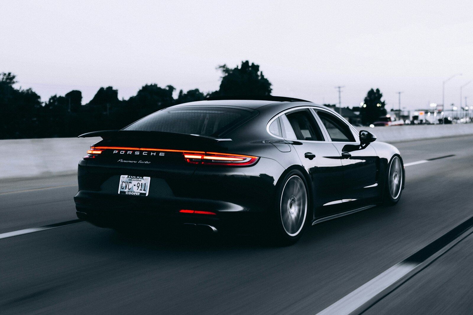 Porsche Panamera sports sedan, similar to the two stuck in the sand at Toronto's Woodbine Beach