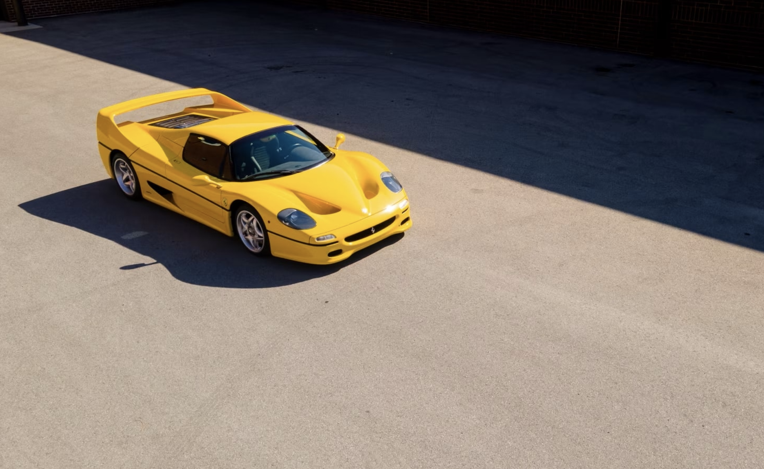 This Giallo Modena Ferrari F50 Just Became the Most Expensive One Ever Sold at Auction