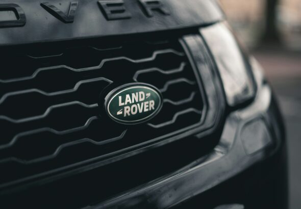 black Land Rover vehicle