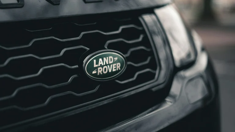 black Land Rover vehicle