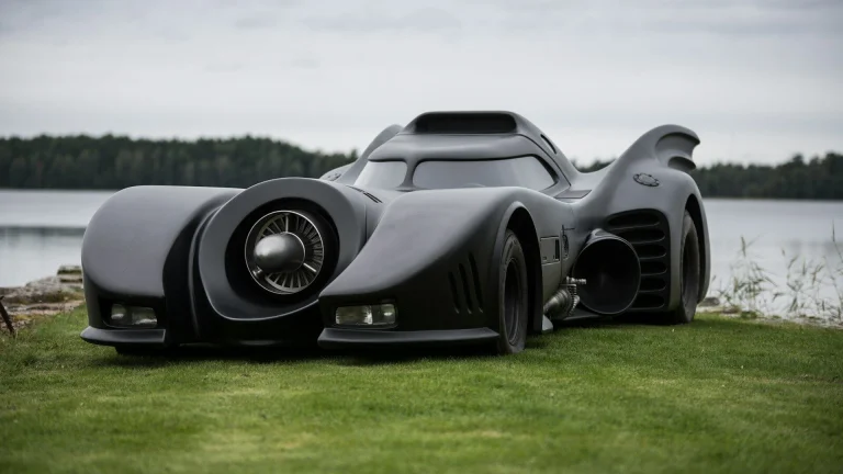 a car that is sitting in the grass