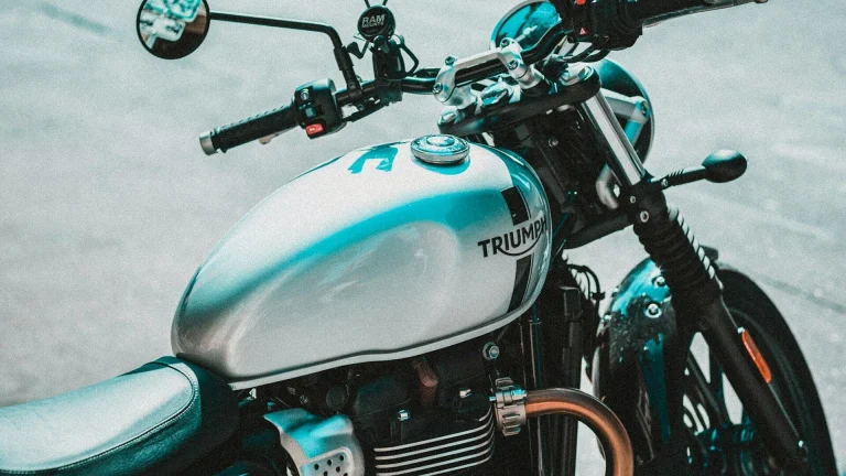 black and gray motorcycle