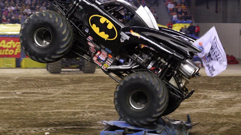 Batman Monster Jam truck at a 2008 event in Tacoma, Washington