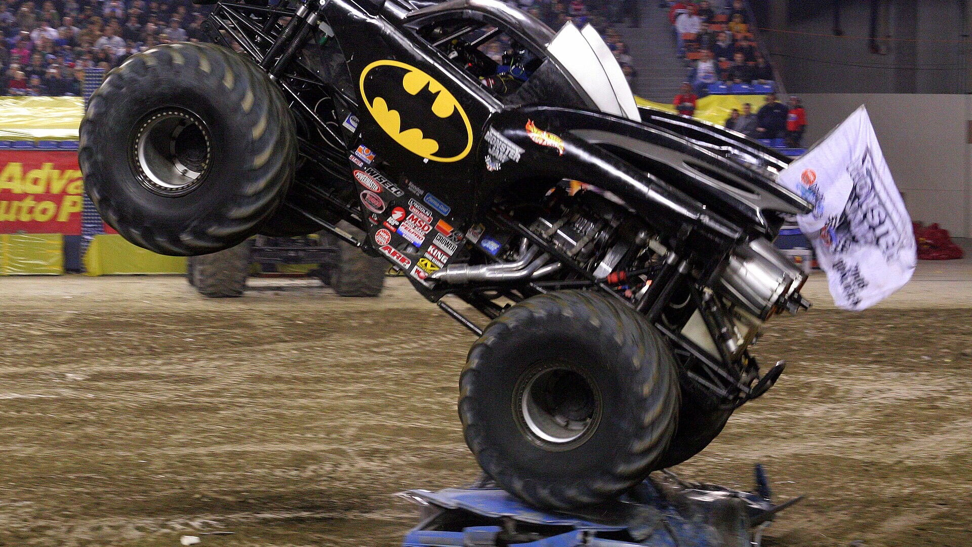 Batman Monster Jam truck at a 2008 event in Tacoma, Washington