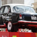 Black GAZ-21 Volga sedan, the car behind the Black Volga legend