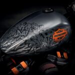 grey and black cafe racer motorcycle