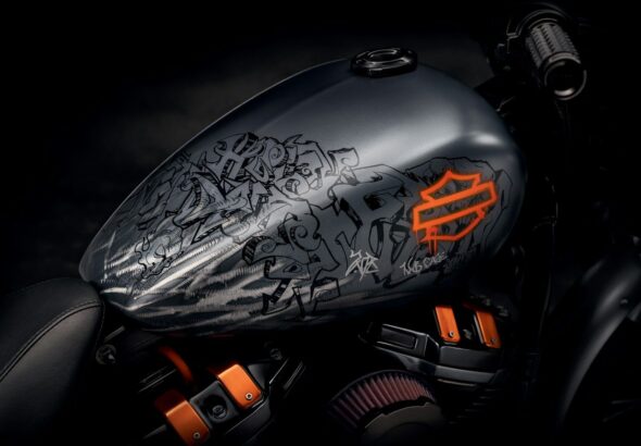 grey and black cafe racer motorcycle