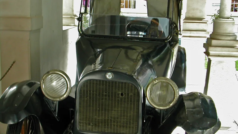 Pancho Villa's bullet-riddled 1919 Dodge touring car at the Museo Histórico de la Revolución