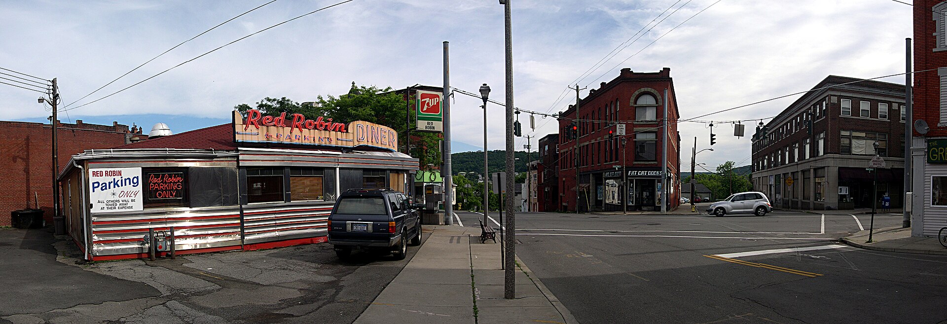 A classic American roadside diner