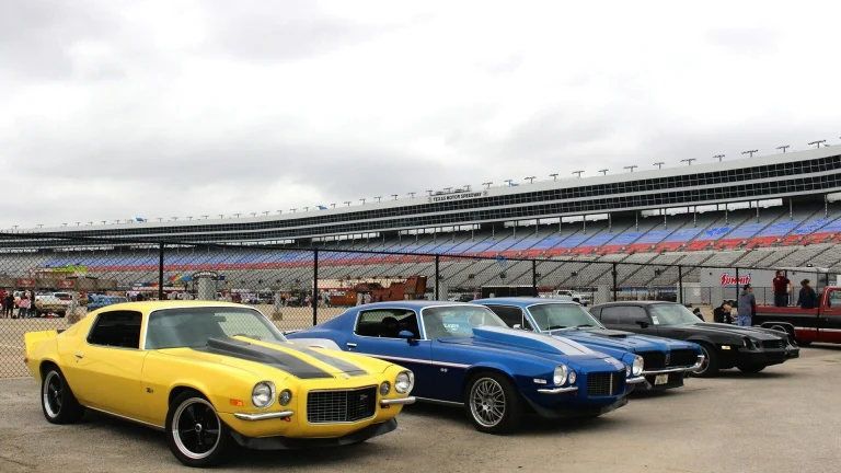 blue and yellow chevrolet camaro