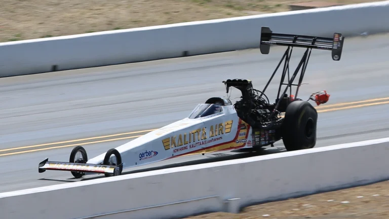 Shawn Langdon's Kalitta Air Top Fuel dragster at Sonoma Raceway in 2026