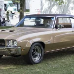 1970 Buick GS 455 Stage 1 coupe in Desert Gold