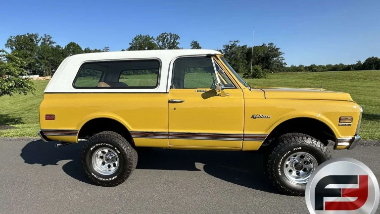1972 Chevrolet Blazer 4x4 in Ochre at Freije & Freije Auctioneers