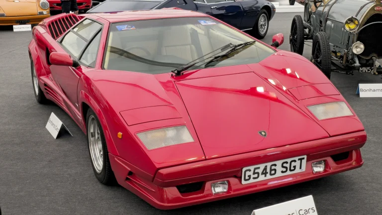 Red 1989 Lamborghini Countach 25th Anniversary