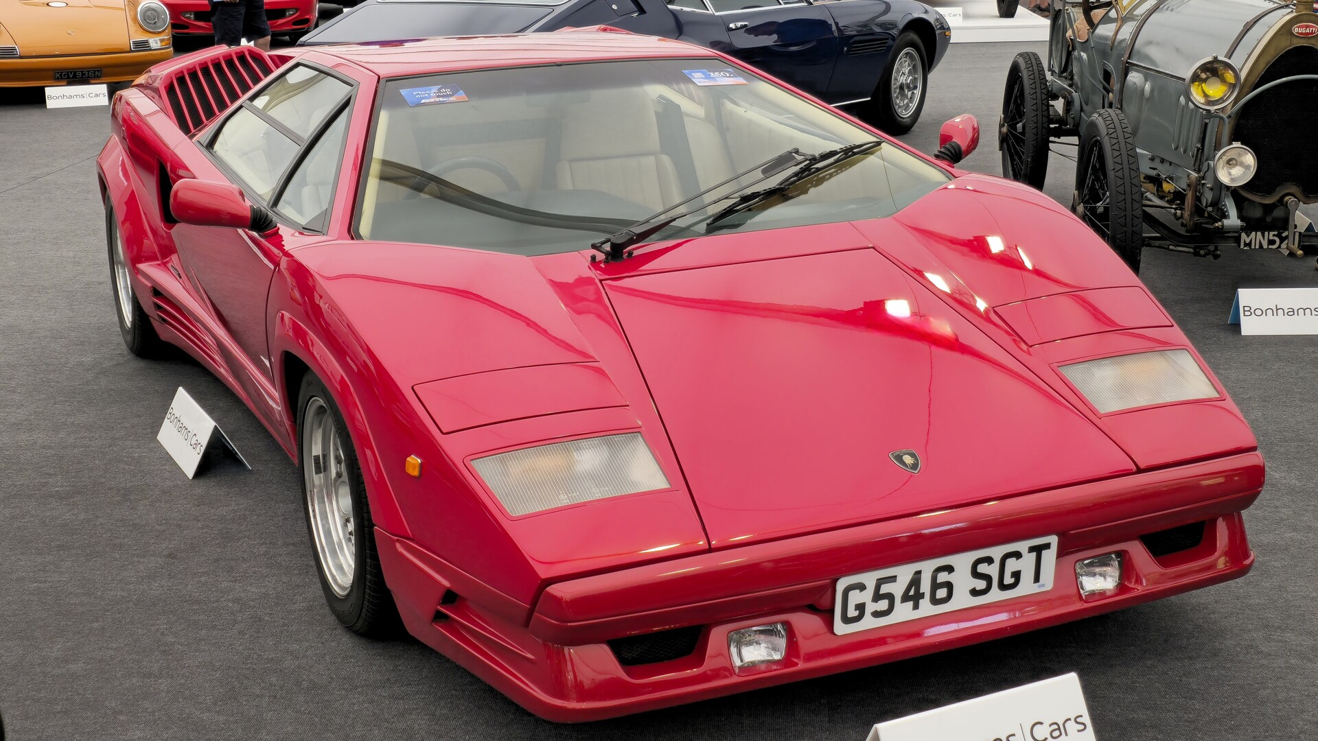 Red 1989 Lamborghini Countach 25th Anniversary