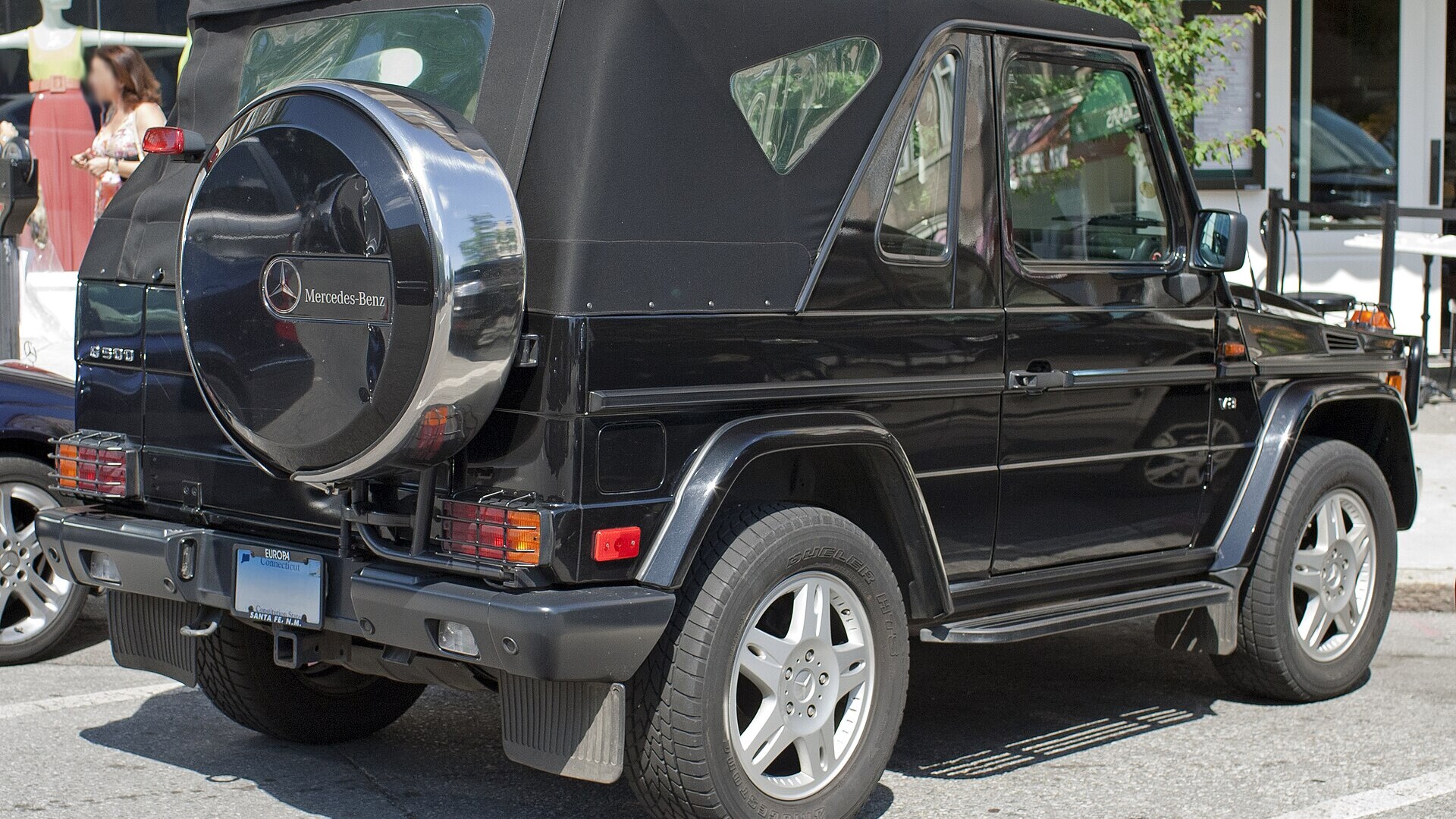 1999 Mercedes-Benz G500 Cabriolet, a gray-market import