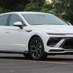 2024 Hyundai Sonata SEL, front three-quarter view