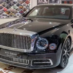 Bentley Mulsanne sedan on display at the Geneva International Motor Show