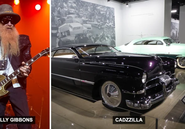 ZZ Top's Billy Gibbons and his custom 1948 Cadillac CadZZilla