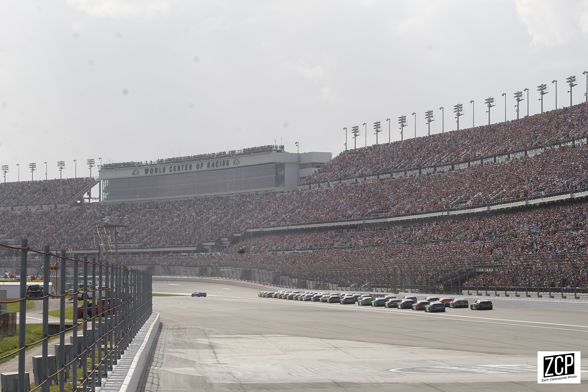 The NASCAR Cup Series field of Next Gen cars takes the green flag at the 2023 Daytona 500