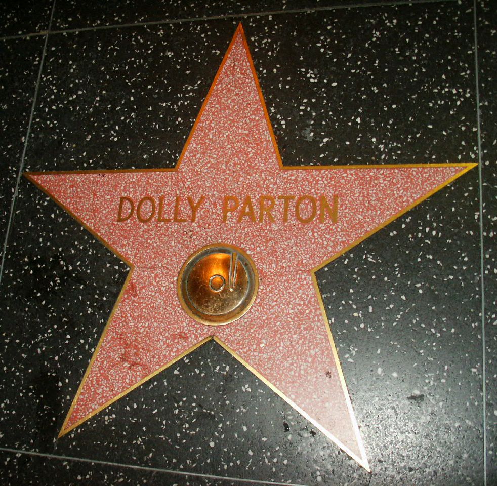 Dolly Parton's star on the Hollywood Walk of Fame