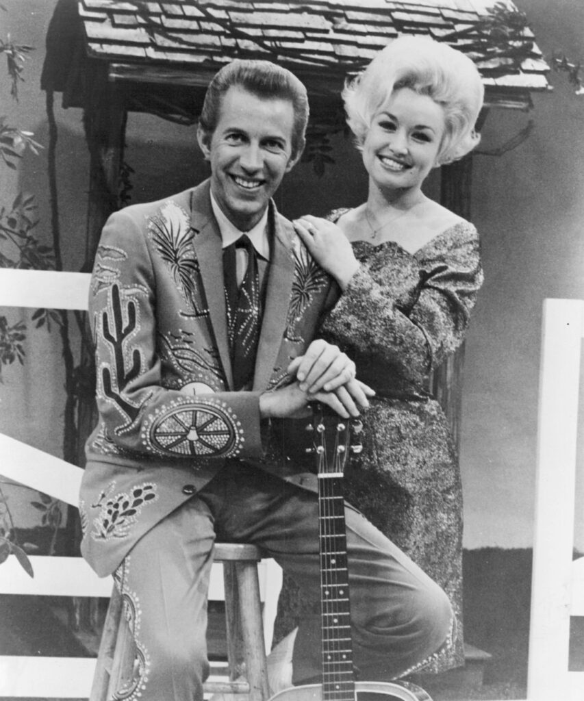 Porter Wagoner and Dolly Parton in a 1969 publicity photo