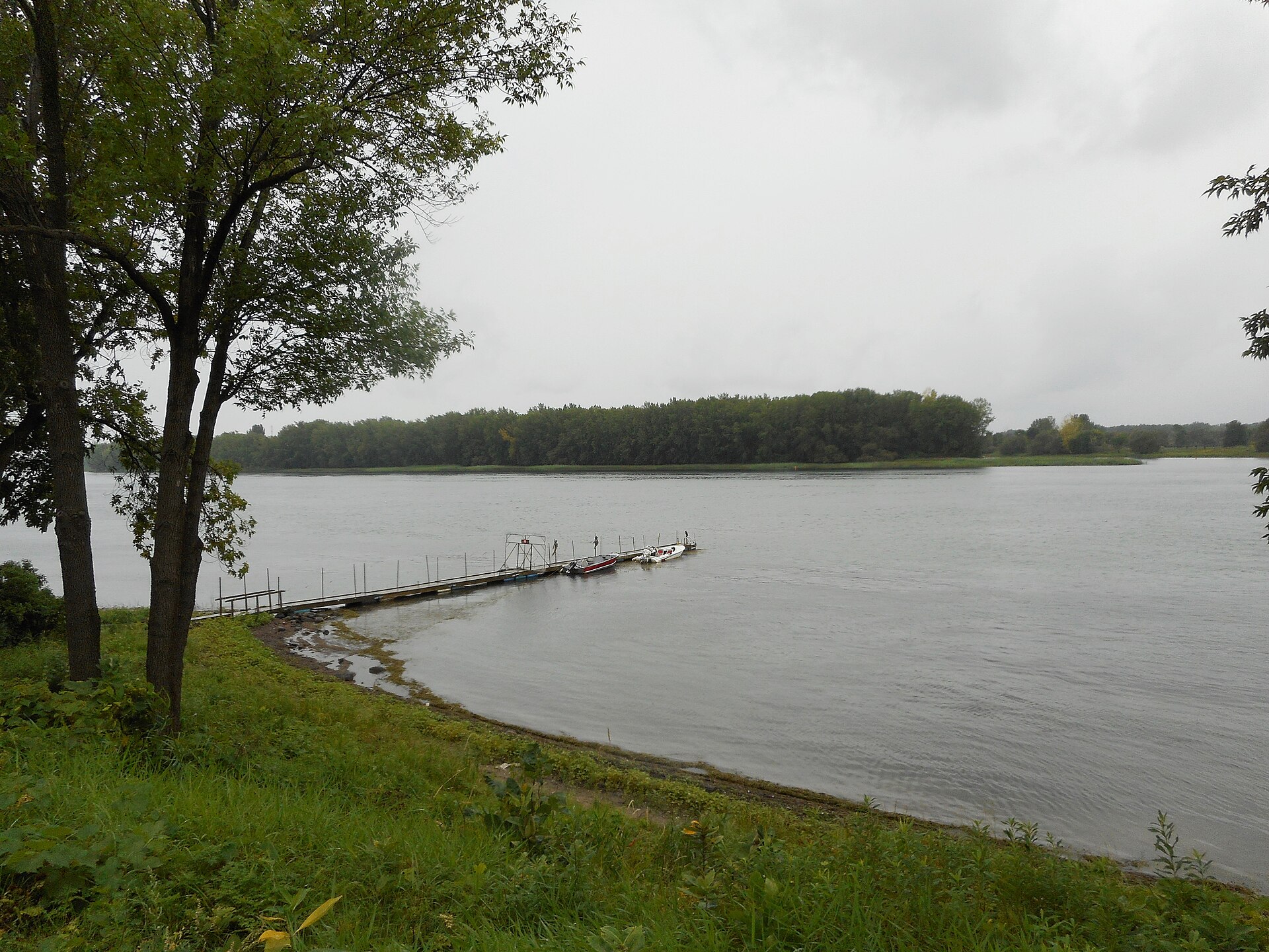 The St. Lawrence River at Boucherville, Quebec