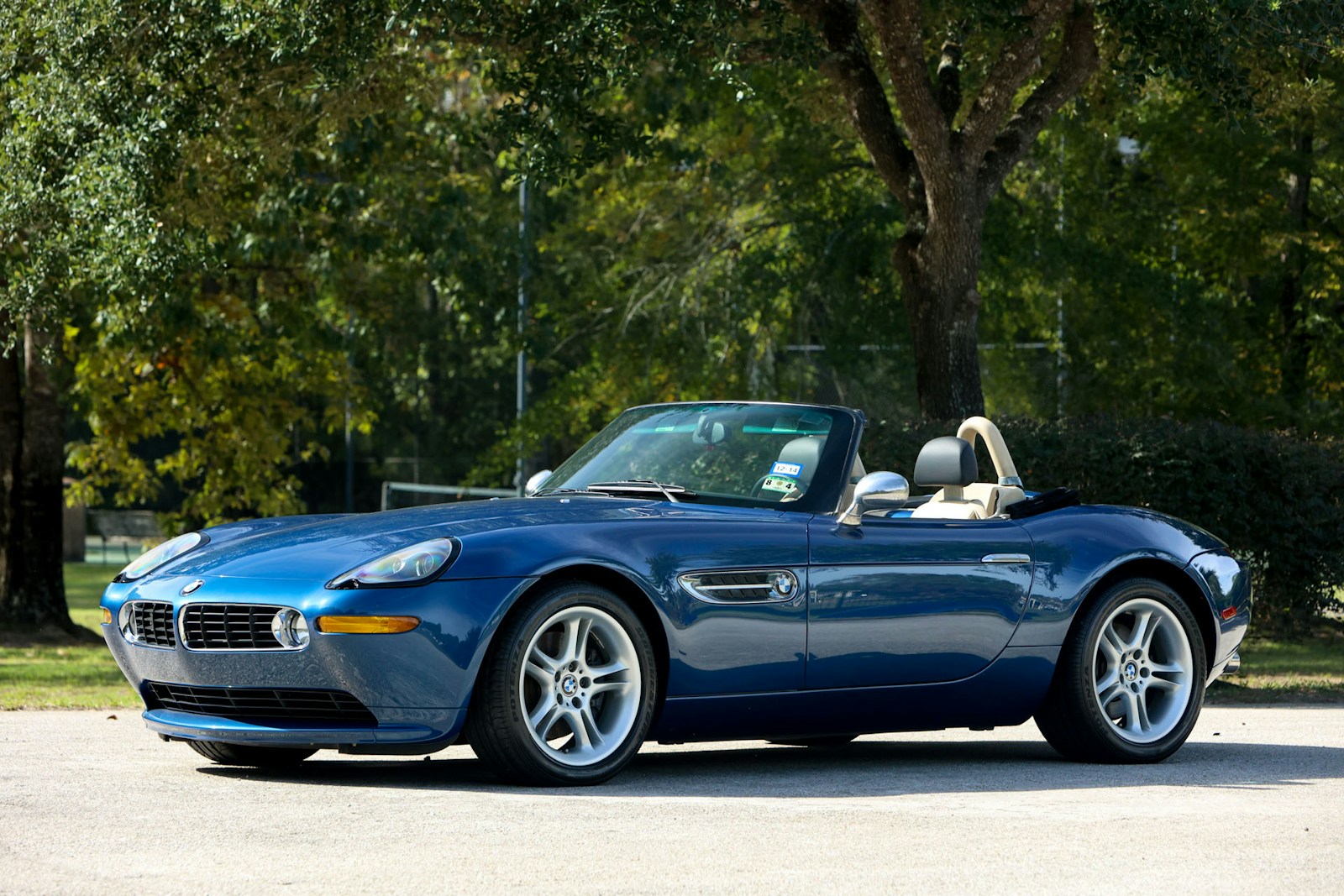 Topaz Blue 2000 BMW Z8 roadster from the George Foreman Collection