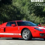 Red 2005 Ford GT with white stripes from the George Foreman Collection