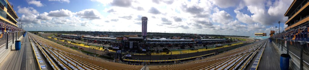 Panoramic view of Homestead-Miami Speedway