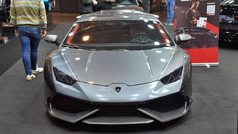 A Lamborghini Huracán LP 610-4, one of the models named among the 17 vehicles seized from Clayton Iley