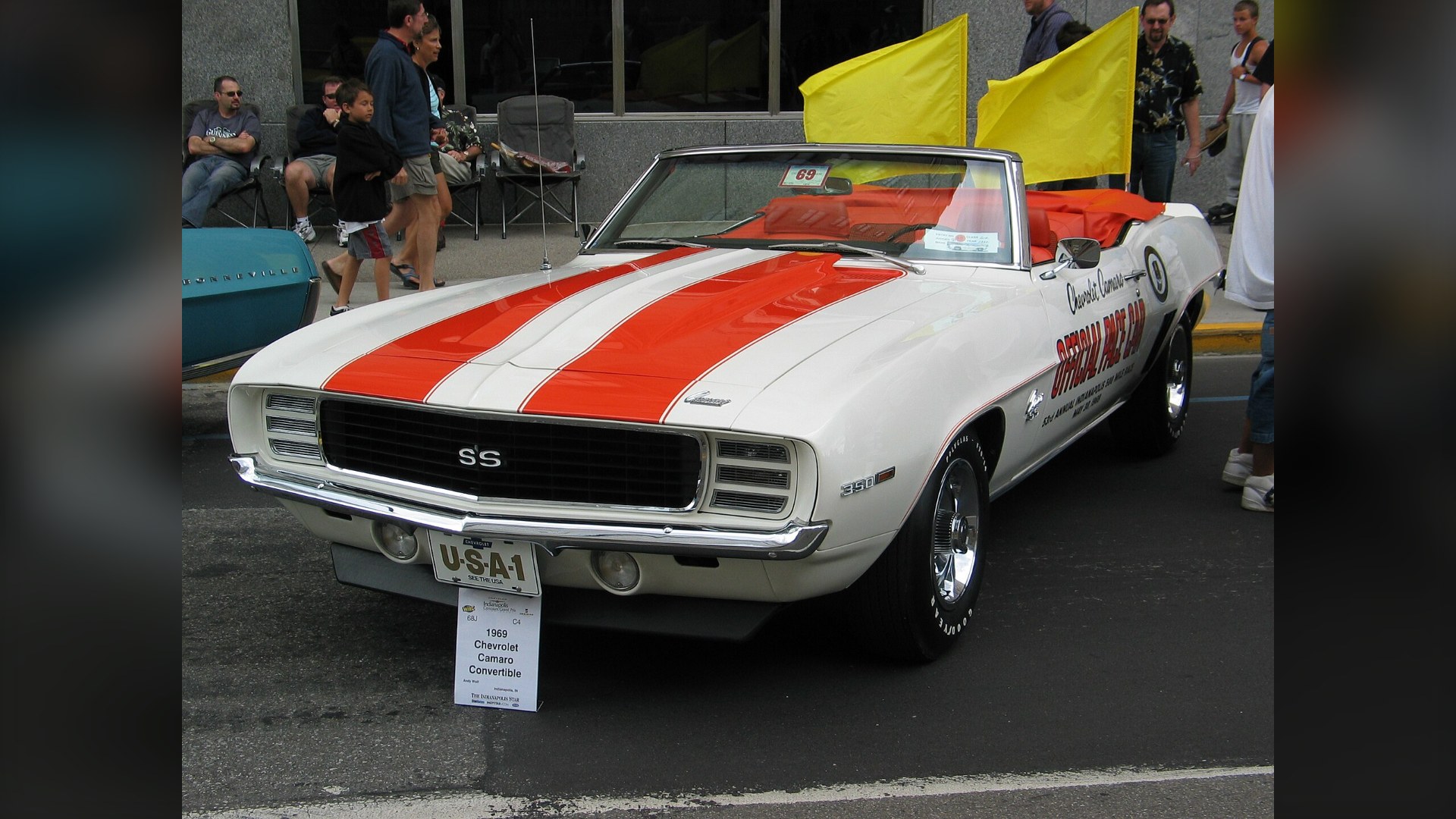 Chevrolet Camaro SS, 1969 Indianapolis 500 pace car