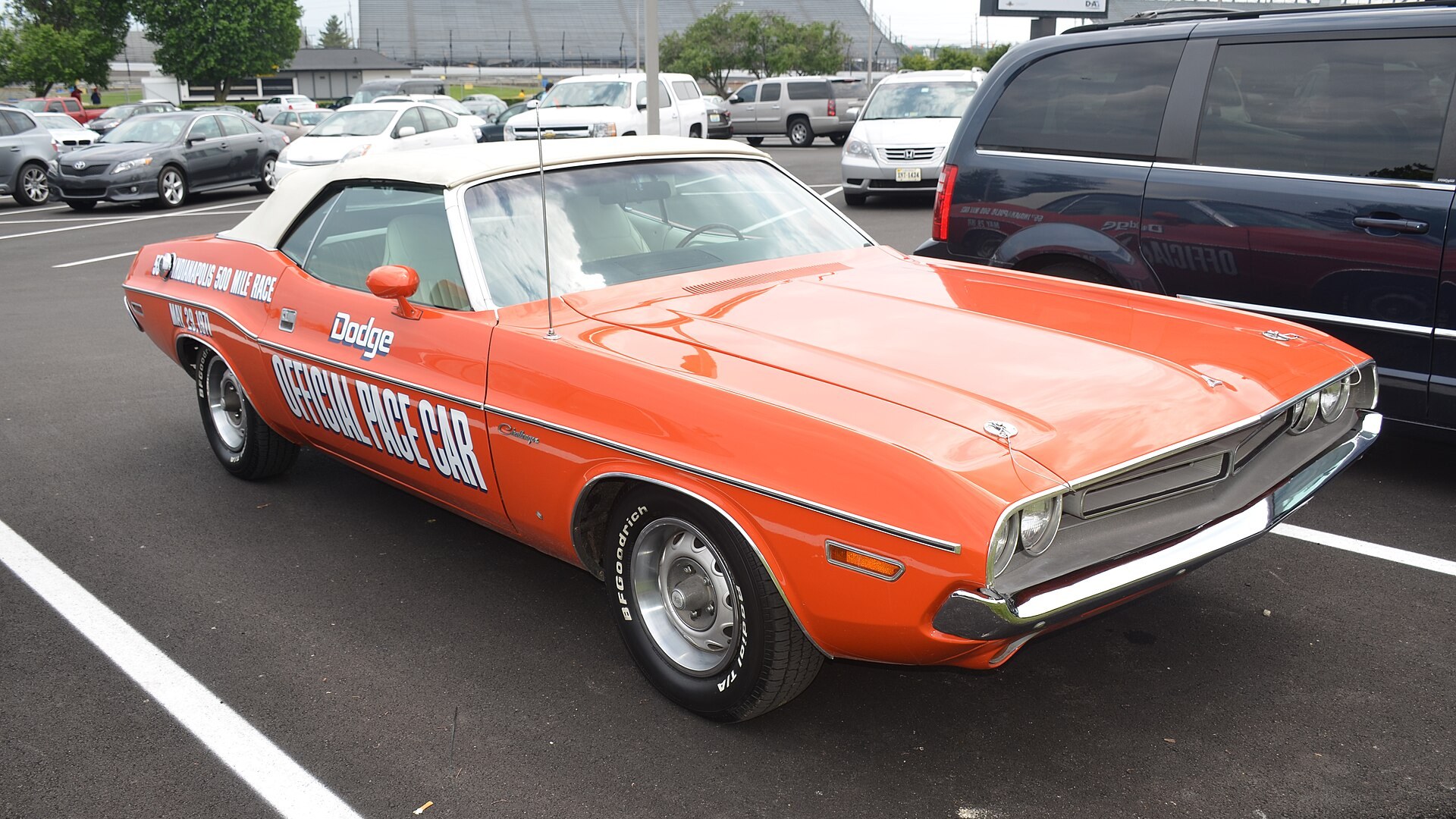 Dodge Challenger, 1971 Indianapolis 500 pace car