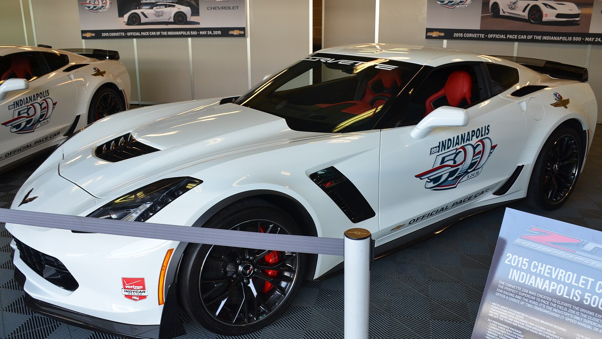 Chevrolet Corvette Z06, 2015 Indianapolis 500 pace car