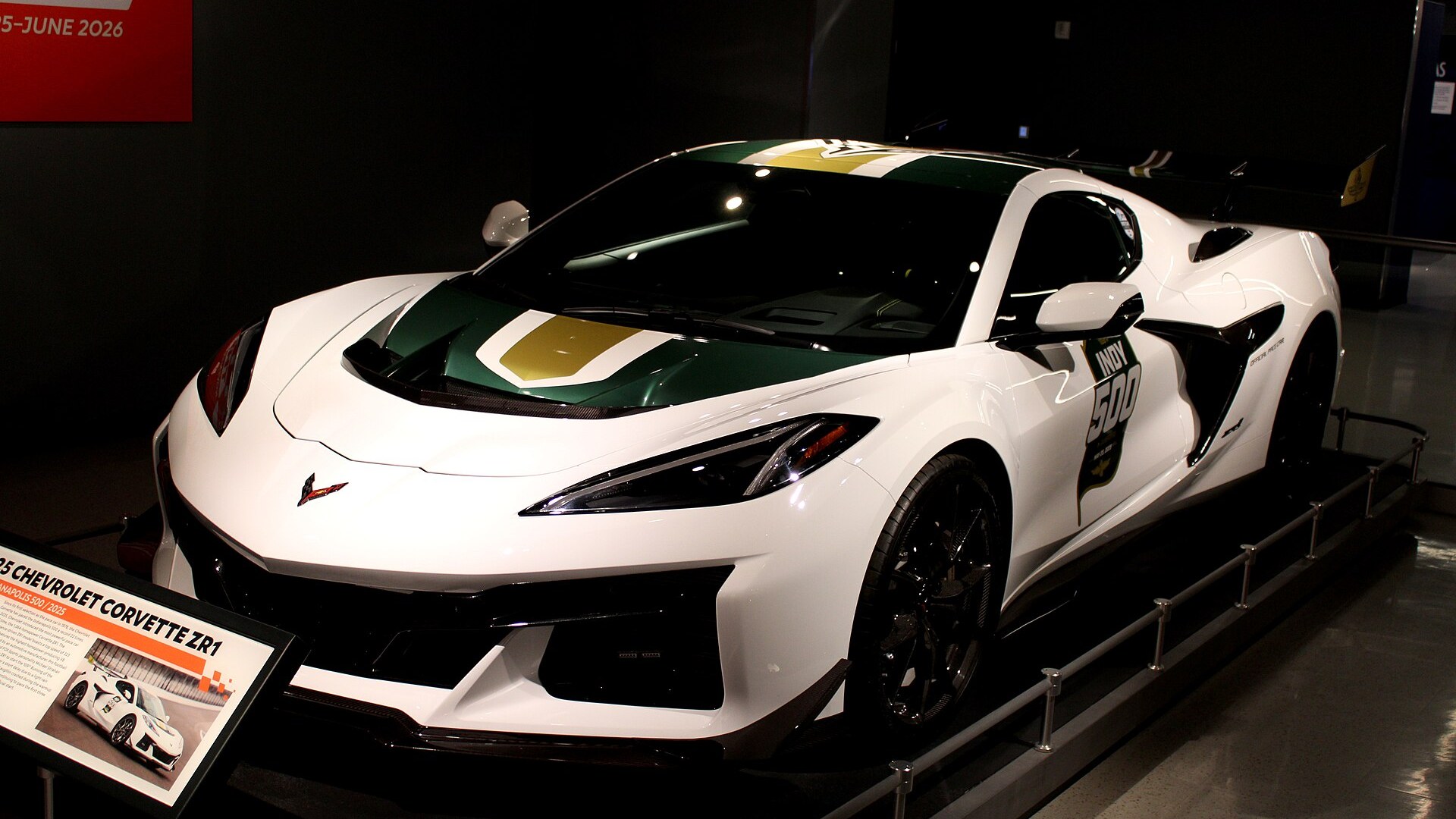 Chevrolet Corvette ZR1, 2025 Indianapolis 500 pace car