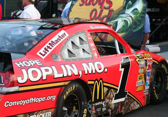 Jamie McMurray in his firesuit at Charlotte Motor Speedway