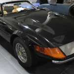 Black McBurnie Coachcraft Ferrari Daytona Spyder replica built on a Chevrolet Corvette