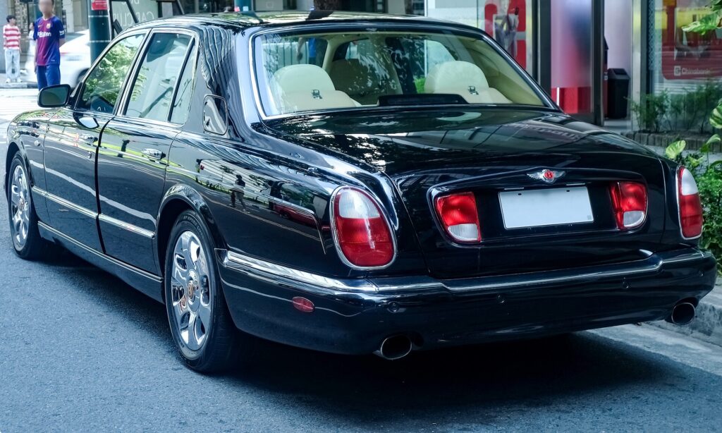 A dark Bentley Arnage Red Label sedan