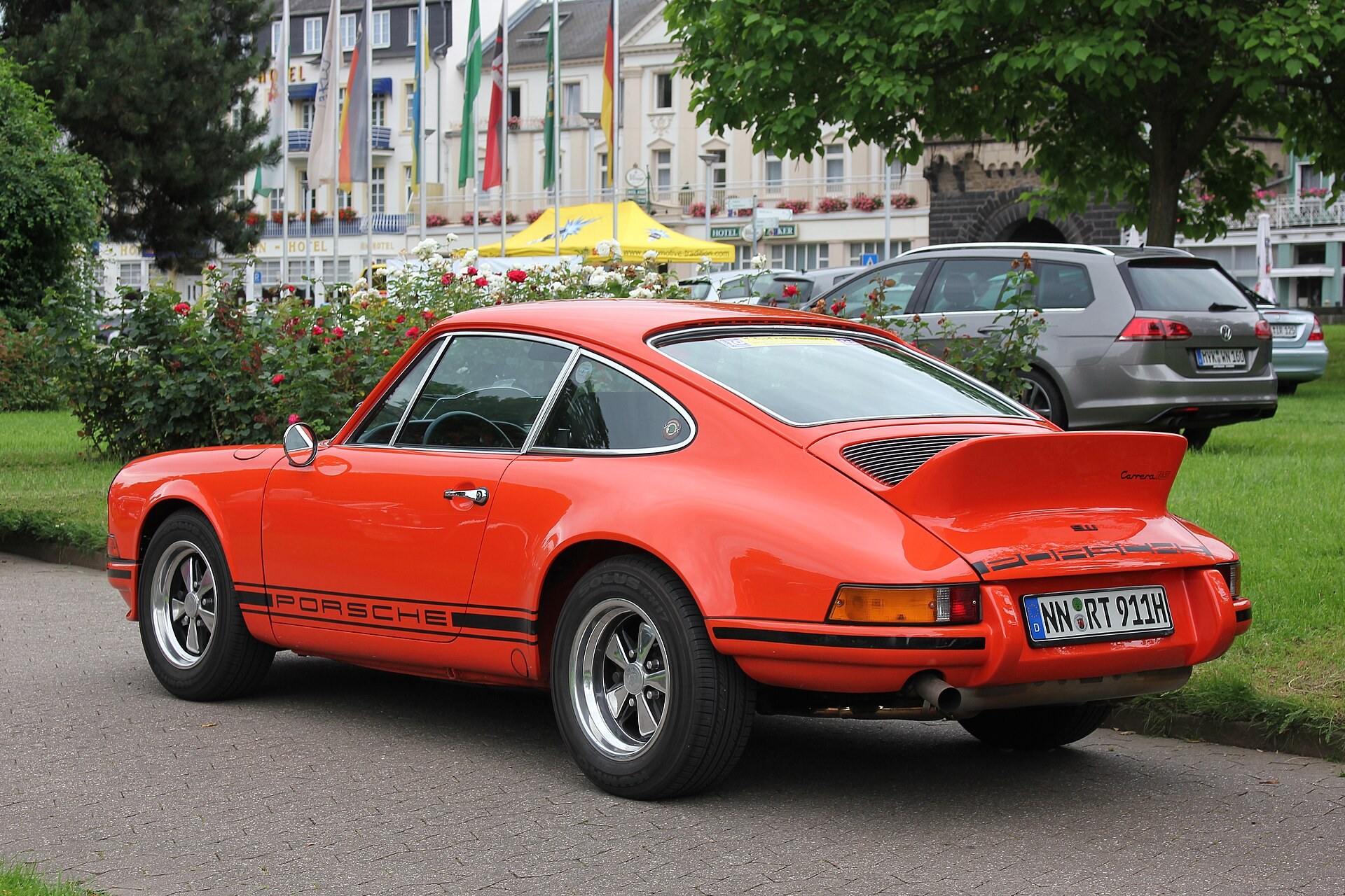 A classic Porsche 911 Carrera RS
