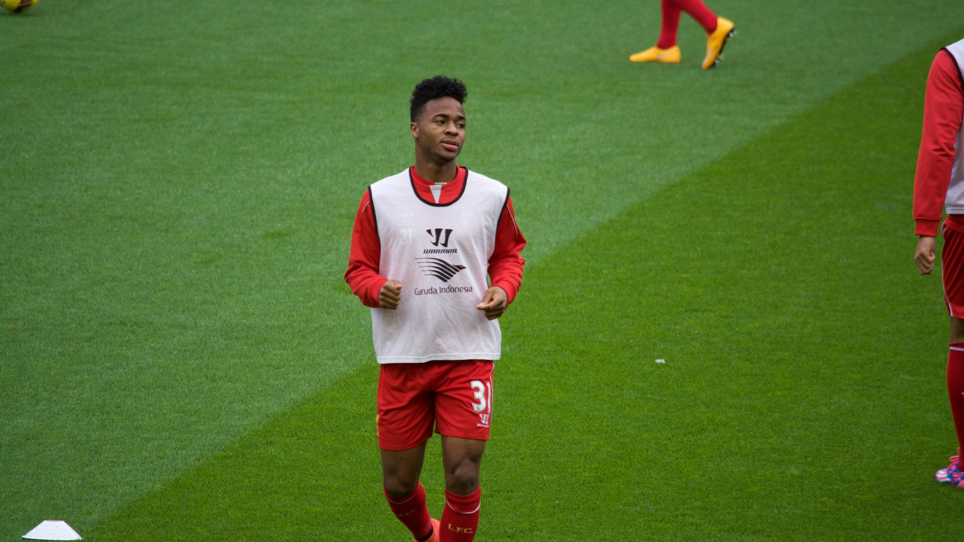 Raheem Sterling in a match