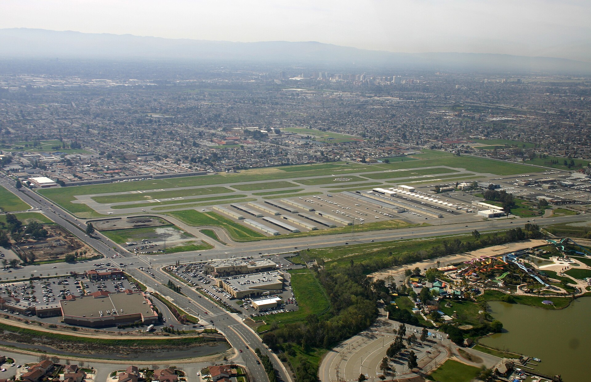 Reid-Hillview Airport in east San Jose, the field the Cessna 177A departed before crashing on Capitol Expressway