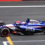 Daniel Ricciardo in a Racing Bulls VCARB01 at the 2024 Chinese Grand Prix